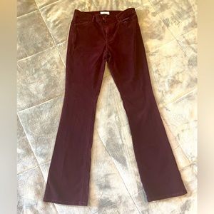 Loft Bootcut Purple Wine Cords size 8